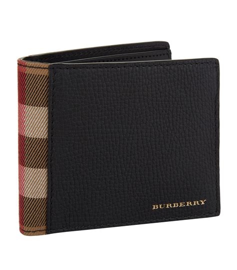 best luxury wallet burberry leather bifold wallet|burberry wallet men's vintage.